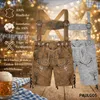 Pantaloni corti in pelle tradizionale da uomo PAULGOS - HK6 Anteprima dell’immagine prodotto 4