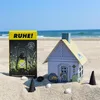 Crottendorfer Metall Räucherhaus Strandhaus - Größe ca. Produktbild-Vorschau 7