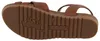 Das Bild zeigt einen braunen Sandalen mit einem Riemen an der Oberseite und einer Schnalle zum Verstellen. Der Sandalen ist von der linken Seite zu sehen und steht auf einem weißen Hintergrund. Produktbild-Vorschau