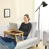 SONGMICS Laptoptisch Bambus mit Schublade höhenverstellbar Produktbild-Vorschau 3
