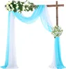 Mousseline de soie rideau de mariage arc draperie tissu, Voir les images du produit 1