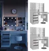 Schminktisch Vicco Sherry Weiß 120 cm mit LED Beleuchtung, Produktbild-Vorschau 2