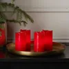 Best Season 4er LED-Wachskerzenset mit Fernbedienung, rot, Produktbild-Vorschau 2