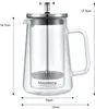 Klausberg cafetiere/théiere 0,35l French Press KB7684 Voir les images du produit 5