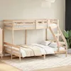 vidaXL Patrová postel 90x200/140x200 cm z borovicového Náhled obrázku produktu 2