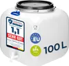 Garronda 100L Plastikfass 100L Weithalsfass mit Deckel Hahn Produktbild-Vorschau 2