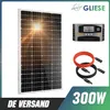 300W 12V Solar Set Solarmodul Solarpanel Kit Monokristallin Produktbild-Vorschau 1