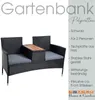 Polyrattan Gartenbank Rattan Bank Sitzbank 2-Sitzer Produktbild-Vorschau 3