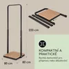 Blumfeldt Sumatra Breeze Square zahradní sprcha WPC hliník Náhled obrázku produktu 6