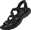 Skechers Slip-Ins: Reggae Slim  Sandalen Plat - Zwart - Voir les images du produit 1