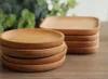 4er Set Snack Tablett Glatte Kanten Vorspeise Display Holz Produktbild-Vorschau 3