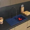 Granitan | Zlewozmywak granitowy  – granatowy – 77,5 x 43,5 Podgląd zdjęcia produktu 3