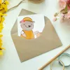 Mr. & Mrs. Panda Glückwunschkarte Paketzustellerin Herz - Produktbild-Vorschau 3