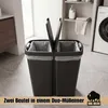 BigDean Duo Bin Mülleimer 2x25 Liter Gefertigt in Europe Produktbild-Vorschau 3