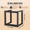 VEVOR 9U Wandmontage-Rack, 150 lbs/68,04 kg maximale Produktbild-Vorschau 4