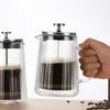 Doppelwandige French Press aus Glas – hitzebeständiger Produktbild-Vorschau 4