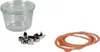 WECK vaso a bordo tondo architrave 0,25 l vassoio da 4 con Anteprima dell’immagine prodotto 5