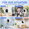 Clip Ventilator Akku leise, USB Tischventilator mit LED Produktbild-Vorschau 6