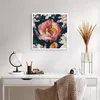 Poster - Poster ohne Rahmen - Blumen Pfingstrose Holzig - Produktbild-Vorschau 5