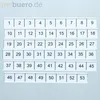 Skala mit Wochenzahlen 1-53 magnetisch 1060xH20mm Produktbild-Vorschau 4