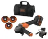Black+Decker Meuleuse Brushless 18V - 7600 trs/min, 115 mm, Voir les images du produit 1