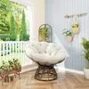 Ergonomischer Papasan Sessel mit 360° Drehfunktion, Indoor Produktbild-Vorschau 3
