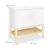 Mobile sottolavabo Relaxdays con ripiano, dimensioni: 60,5 Anteprima dell’immagine prodotto 4