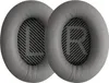Two grey ear pads for headphones are shown side-by-side on a white background. Produktbild-Vorschau