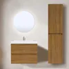 LOMAZOO MONACO 60 cm, ciepły dąb, biała umywalka Podgląd zdjęcia produktu 5