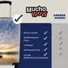 MuchoWow® Koffer Handgepäck Trolley Rollkoffer Kleine Produktbild-Vorschau 6