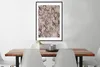 MuchoWow® Gerahmtes Poster Schlangendruck - Schuppen - Grau Produktbild-Vorschau 3