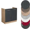 Spülenunterschrank Vicco R-Line Schwarz Beton 80 cm ohne Produktbild-Vorschau 5