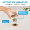 Bächlein Pop Up Ablaufgarnitur mit Überlauf für Waschbecken Produktbild-Vorschau 3