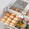 Eierhalter ausziehbar für Kühlschrank, 18 Eier, Organizer Productafbeelding-voorbeeld