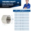tecuro Kappe mit Mehrkant Edelstahl V4A (AISI 316), IG 3/8 Produktbild-Vorschau 4