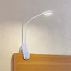Prios LED-Klemmleuchte Najari, weiß, Akku, USB, dimmbar Produktbild-Vorschau 2