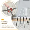 Transparente Esszimmerstühle 4er Set moderne Produktbild-Vorschau 7