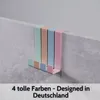 DEKAZIA® Türhaken Rosa Edelstahl selbstklebend | 4er Set Produktbild-Vorschau 7