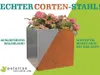 Palatino Pflanzkübel Gartenbedarf Nora Cortenstahl Rost Produktbild-Vorschau 3