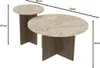 CALICOSY -  Set aus 2 Couchtischen mit runder Tischplatte Produktbild-Vorschau 5