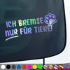 PantherPixel Bremsen Aufkleber Nur Für Tiere Tierrettung Produktbild-Vorschau 1