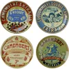 Lot de 4 assiettes à camembert DRH Voir les images du produit 1