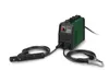 A green and black inverter welding machine with cables and clamps, presented on a white background. Produktbild-Vorschau