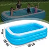 Grosser Aufblasbarer Familienpool XXL 185x130x40 Cm Produktbild-Vorschau 3