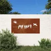 vidaXL Décoration murale de jardin 105x55 cm acier corten Voir les images du produit 2