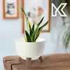 KADAX květináč 24 cm obal + zásuvné nohy stojan na květiny Náhled obrázku produktu 12