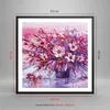 Gerahmtes Poster - Schwarzer Rahmen - Pastos Blumen Rosa - Produktbild-Vorschau 5