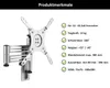 TV Wandhalterung für Wohnmobil Wohnwagen | 13-43 Zoll Produktbild-Vorschau 2