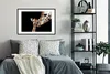 MuchoWow® Gerahmtes Poster Giraffe - Tiere - Schwarz - Produktbild-Vorschau 2