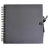 Album 30 x 30 cm nero, 40 fogli in carta kraft nera, album Anteprima dell’immagine prodotto 3